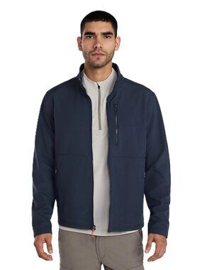 New Men's Ozark Trail Soft Shell Jacket Size L Greystone